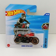 HW MERAH HotWheels Honda CB 750 Cafe CB750 - MotoHW - Red SHORT CARD 97JG ANS99