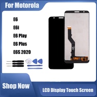 For Motorola Moto E6 E6i E6 Play E6 Plus E6S 2020 LCD Display Touch Screen Replacement