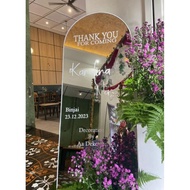 Standing mirror oval full body 40x150cm