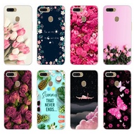 OPPO A5S AX5S AX7 A7N A7 (2018) Case Flower Foral Pattern Soft Silicone TPU Phone Casing
