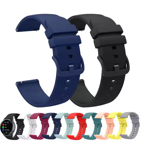 20/22mm Watchband for TicWatch Pro 3 Ultra GPS/LTE Silicone Strap for TicWatch E3/GTX/GTH/GTW/S2/E2
