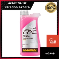 MANNOL Coolant Red / Pink G12+ To Use Antifreeze 4212 (1L)