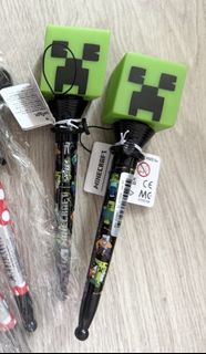 全新現貨‼️Minecraft pop up pen 造型筆 ✍️ Smiggle creeper