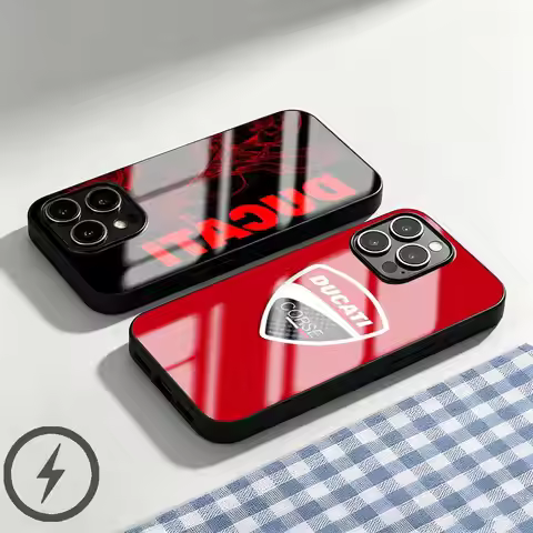 Cool D-Ducaties-I Phone Case For iPhone 17 16 15 14 13 12 11 X XR XS 8 Plus Mini Pro Max Glass Magne