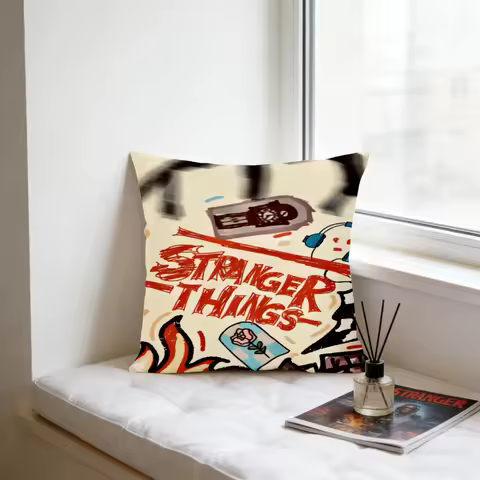 Soft Skin Friendly Stranger Hawkins Eleven Decorative Pillowcase Home Decoration Personalized Gifts 