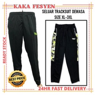 Tracksuit Dewasa T90 SIZE XL-3XL / Outdoor Sport Pants Size XL-3XL / Unisex Tracksuit Size XL-3XL