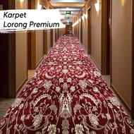 Hotel Street Carpet Office Carpet 1x1.8m Corridor Carpet, Hallway Carpet RED Premium - Width 1.8 m-