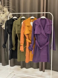 Blazer coat organza import vivorie