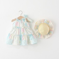 0-5 Years Old Baby Girl Sleeveless Dress Baby Girl Bow Halter Neck Princess Dress