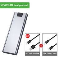 M.2 Solid State Hard Disk Enclosure Type-c SSD Case 10Gbps External Hard Disk Box For Laptop Noteboo