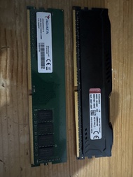 ADATA DDR4 2400 8GB + HyperX DDR4 記憶體