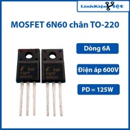 MOSFET IC 6N60 TO-220 6A 600V N-1CH