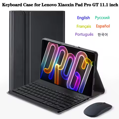 Tablet Case for Lenovo Xiaoxin Pad Pro GT 11.1 Inch,Detachable Bluetooth Keyboard Cover for Xiaoxin 