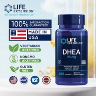 Life Extension DHEA 25 mg 100 capsules [Life Extension: Exp 04/27] 100% Authentic