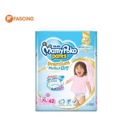MAMY POKO Pants Perfect Dry Girl XL  กางเกงผ้าอ้อมสำหรับเด็กหญิง Size XL (42 ชิ้น)