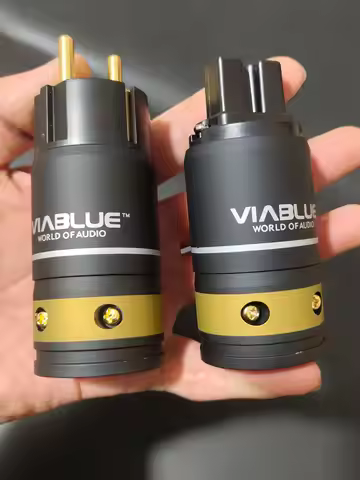 Hot push VIABLUE T6S Germany manufacture gold-plated EU/US standard plug HIFI audio amplifier bile m