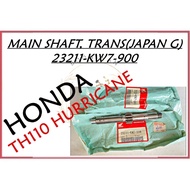 HONDA TH110 HURRICANE JAPAN ORIGINAL MAIN SHAFT, TRANSMISSION [Part Number :- 23211-KW7-900]