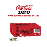 COKE MINI ZERO 180ml X 24 *limited Stocks