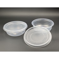 EC 8oz PP Round Container [ 50pcs± ] 8 oz ( 250ml ) - Disposable Plastic Food Box - EC C8
