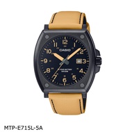 นาฬิกาข้อมือ ผู้ชาย Casio Standard Men MTP-E715 Series สายหนัง MTP-E715L-1A,MTP-E715L-5A