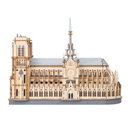 Rowood 3D Wooden Puzzle-Paris Cathedral | Home Decoration Art Toys DIY