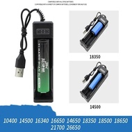 Battery Charger 1 Slot 18650 USB Universal Smart Quick Battery Rechargeable Lithium Battery Charger 
