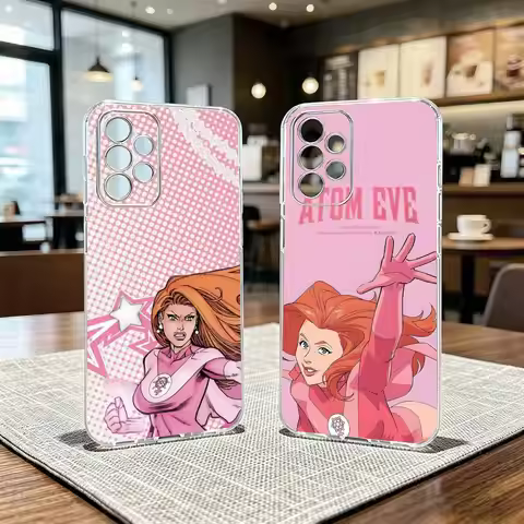 I-Invincible Season2 Atom Eve Phone Case For Samsung S25,S24,S21,S22,S23,S30,Ultra,S20,Plus,Fe Trans