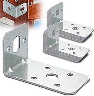 Shimeyao 20 Pcs L Right Angle Bracket 2-3/4" x 1-5/8" Metal Angle Bracket 90 Degree Reinforce Corner