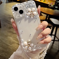 Diamond Gem Phone Case For iPhone17 16 15 14 13 12 11 Pro Max X XS Max XR 7 8 Plus SE3 13Mini With B