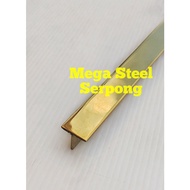 Top List Lis TG Stainless Steel Mirror Size 1.2 Cm x 1.2 Cm, length 2.4 m