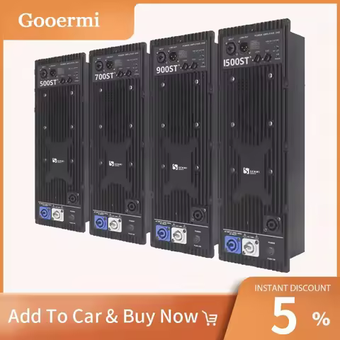Gooermi Professional Active Speaker Amplifier Module Class D 1x1000W 8-Ohm Amplifier Module Subwoofe