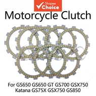Clutch Friction Plates Kit for Suzuki GS650, GS700, GS750, GSX750, Katana, GS75X, GSX850 Motorcycles