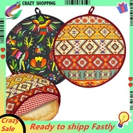 Large 12 Inch 2 Pack Tortilla Warmers Insulated Fabric Pouches Microwaveable for Tacos, , Pizza Warm