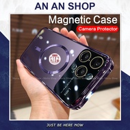 Flexible Clear Magnetic Color Camera Protection Case for Aiphone 15 14 13 12 11 Pro Max Plus