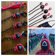 Squid game mask Strap / squid game mask chain