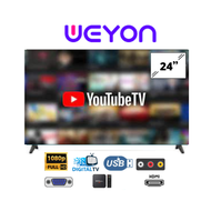 [Youtube TV] Digital TV 24 inch Full HD + Smart TV Box Android Youtube TV Garansi Resmi TV - MONITOR - CCTV