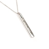【日本直送 二手美品】Tiffany & Co. 項鍊 1837 Narrow Bar 墜飾 銀925 飾品