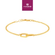 HABIB Oro Italia 916 Yellow Gold Bracelet GW42790523 (22K Gold)