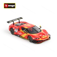 Bburago 1:43 296 Gt3 Static Die Cast Vehicles Collectible Model Racing Car Toys