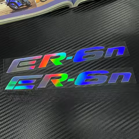 For Kawasaki ER 6N 6F 5 ER6N ER6F ER5 Motorcycle Body Shell Wheels Fairing Label Sticker Helmet Fuel