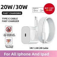 PD 20W/30W Super Fast Charger + Charging Cable Kit for iPhone 7-16 and iPad PD 20W/30W Super Fast Ch