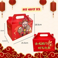 (🔥88%OFF🔥)10pcs cny box/ Raya box/4017container/Hari Raya Box/Raya kotak suitable for container 4017