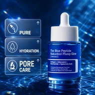 GHK-Cu Blue Copper Peptide Facial Serum Serum Brighten Skin Collagen Niacinamide Serum