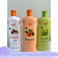 RDL Papaya/Avocado Lotion 600 ml Authentic (Imported from UAE)