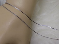 Kalung Emas Putih Italy Kaca Perhiasan Mas 750% Original -Termurah