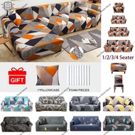 Sofa Cover 1/2/3/4 Seat stretchable and ​Elastic L Shape Universal Couch Cover
