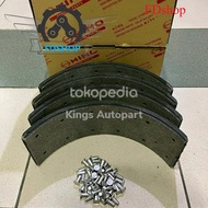 Brake Lining Front Brake Caliper HT130 New Hino Dutro XPower + Nails