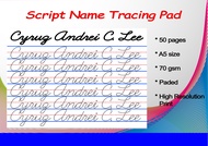 Personalize Tracing Pad {WRITING PAD PAPER40 Sheets per Tracing Pad}
