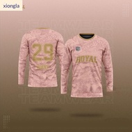 Xiongla Baju Retro Jersey Viral Malaysia Jersey Long Sleeve T Shirt Lengan Panjang Perempuan Plus Size Murah Baju Raya 2023 Unisex T