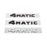 3D ABS Car Letters Rear Trunk 4Matic Logo Emblem Stickers Badge For Mercedes ML 320 CDI C300 GLK 220